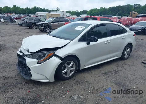 2022 Toyota Corolla Hybrid Le из США, поврежденный, VIN JTDEAMDE8N3010037